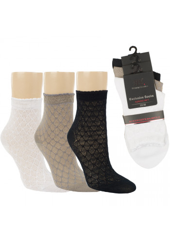 11952 - Dámske bavlnené ponožky