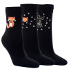 12797 - Dámske hrubé bavlnené ponožky "WILD" - 2 páry/bal.