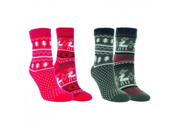 12808 - Dámske termo ponožky ”WINTERZEIT” - 2 páry/bal.