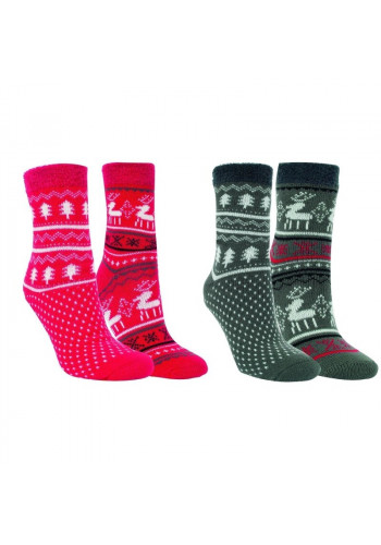 12808 - Dámske termo ponožky ”WINTERZEIT” - 2 páry/bal.