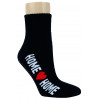 14491 - Dámske domáce termo ponožky s protišmykovou podrážkou "HERZ" - 1 pár