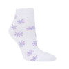 15245 - Dámske bambusové členkové ponožky "GÄNSEBLÜMCHEN" - 3 páry-bal.