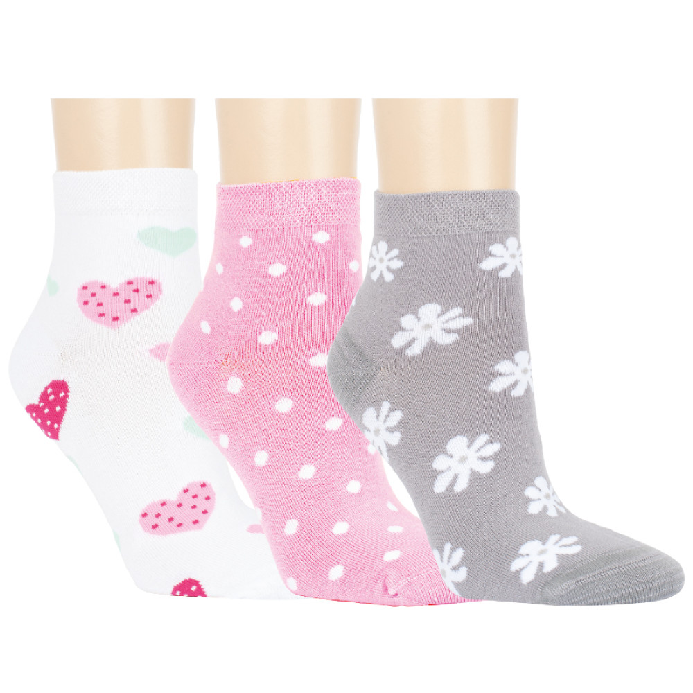 15247-Dámske bambusové členkové ponožky ,,MEIN LIEBLING"-3páry/bal.