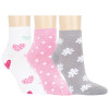 15247-Dámske bambusové členkové ponožky ,,MEIN LIEBLING"-3páry/bal.