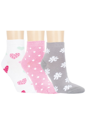 15247-Dámske bambusové členkové ponožky ,,MEIN LIEBLING"-3páry/bal.