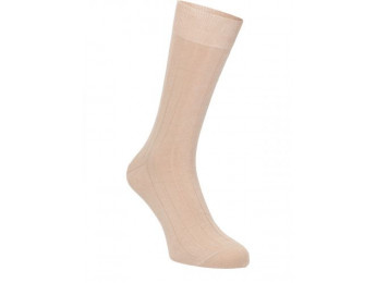 PRINCE Antibakteriálne pánske rebrované oblekové ponožky 100% bavlna