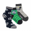 20860-A- Detské bavlnené ponožky "SOCCER LEAGUE"- 3 páry/bal.