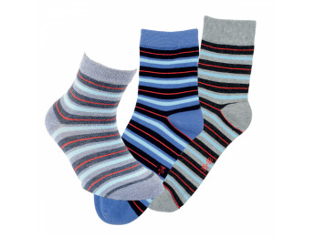 20875 - Chlapčenské ponožky "RINGEL" - 3 páry/bal.