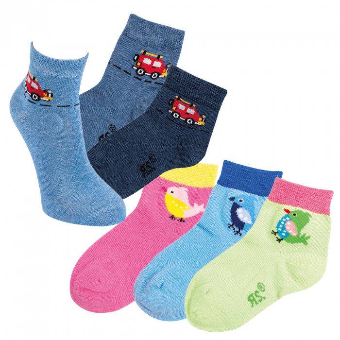 21151-A- Detské skrátené ponožky „VOGEL & CAR“