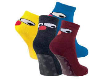 22125- Detské froté protišmikové ponožky "GUMMI SOHLE" - 1 pár