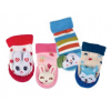 24613- Dojčenské domáce, froté ponožky s podrážkou  „LAUFSOHLE“