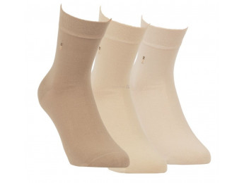 31014 - Pánske bavlnené skrátené ponožky "NATUR DESIGN" - 3 páry/bal.