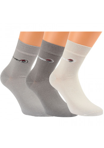 32056 - Pánske bavlené skrátené ponožky "SILBER" - 3 páry/bal.