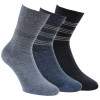 32057 - Pánske bavlnené  skrátené ponožky "JEANS" - 3 páry/bal.