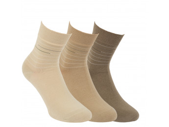 32061 - Pánske zdravotné skrátené ponožky "SAHARA" - 3 páry/bal.