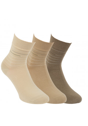 32061 - Pánske zdravotné skrátené ponožky "SAHARA" - 3 páry/bal.