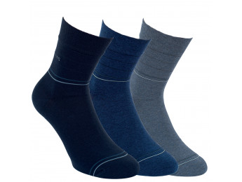 32062 - Pánske zdravotné skrátené ponožky "OZEAN" - 3 páry/bal.