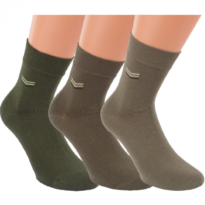 32063 - Pánske zdravotné skrátené ponožky "WALD" - 3 páry/bal.