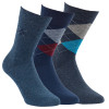 32119 - Pánske bavlnené ponožky "KARO JEANS" - 3 páry/bal.