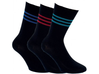 32131 - Pánske bavlnené ponožky  "ZEBRASTREIFEN " - 3 páry/bal.