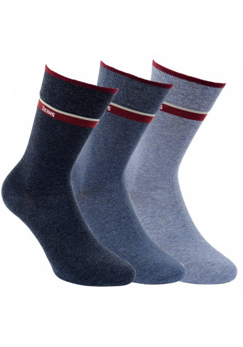 32187 - Pánske bavlnené ponožky "JEANS" - 3 páry/bal.