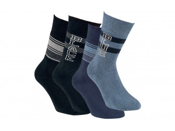 32772- Pánske froté teplé ponožky „DESIGN“ - 2 páry/bal.