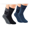 32774- Pánske froté teplé ponožky „BLACK AND JEANS“ - 2 páry/bal.