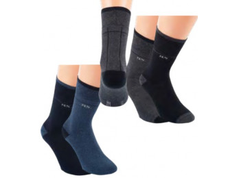 32778- Pánske bavlnené extra termo ponožky „NAVY & BLACK“ - 2 páry/bal.