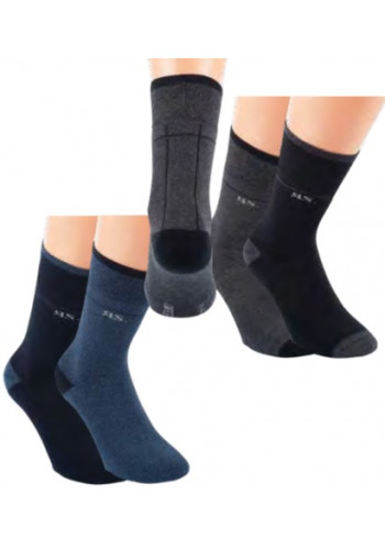 32778- Pánske bavlnené extra termo ponožky „NAVY & BLACK“ - 2 páry/bal.