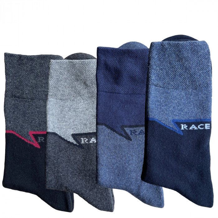 31017-Pánske nadmerné termo ponožky XL „RACE“ -3 páry/bal.