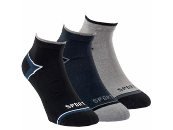 35184 - Pánske členkové ponožky "SPORT" - 3 páry/bal.