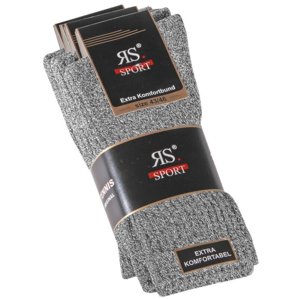 39019- Pánske športové ponožky RS SPORT XXL s komfortným lemom - 4 páry/bal.
