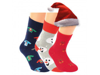 41031 - Pánske a dámske vianočné ponožky - 3 páry/bal.