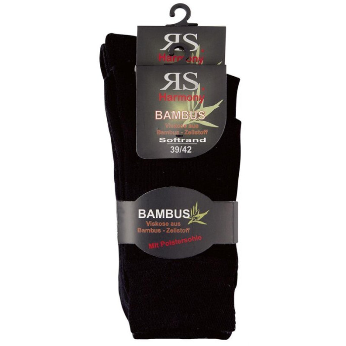 43040- Bambusové ponožky s froté chodidlom  - 2 páry/bal.