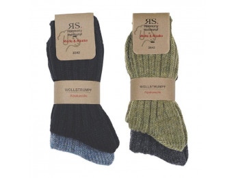 43346 - Dámske a pánske vlnené ponožky-2 páry/bal.