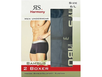 61515 - Pánske bambusové boxerky RS Harmony - 2ks/bal.