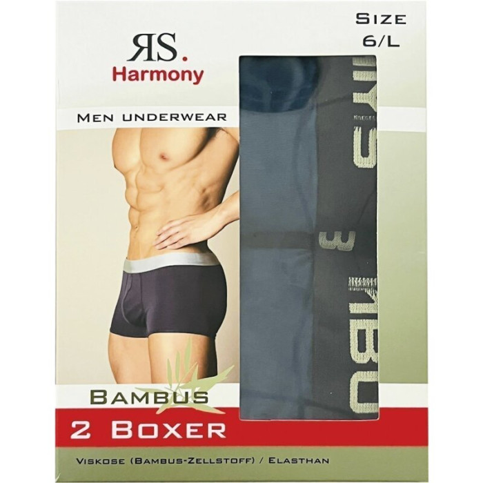 61515 - Pánske bambusové boxerky RS Harmony - 2ks/bal.