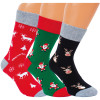 41034 - Pánske a dámske vianočné ponožky "ADVENT" - 3 páry/bal.