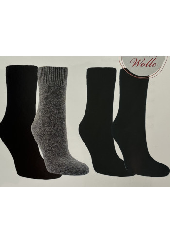 33371 - Pánske vlnené ponožky "LAMMWOLLE" - 2 páry/bal.