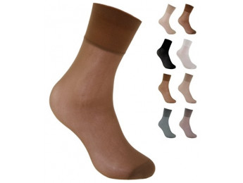 10226- Dámske silónové pohodlné ponožky PIA, 30 DEN - 2 páry/bal.