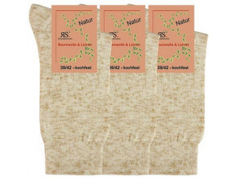 11252- Dámske bavlnené ponožky - 3 páry/bal.