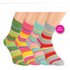 11911- Dámske bavlnené ponožky "FARBEN" - 3 páry/bal.
