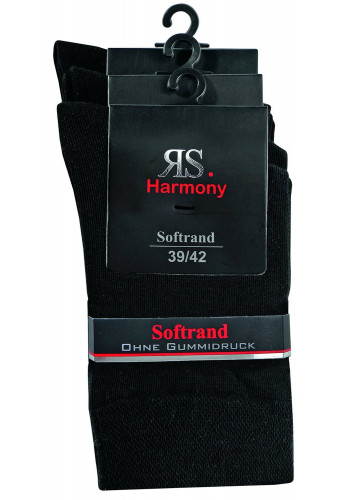 13312-Dámske bavlnené ponožky "SCHWARZ"-3 páry/bal.