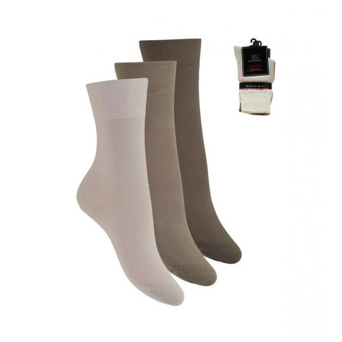 13325 - Dámske bavlnené ponožky "EXTRAFEIN" - 3 páry/bal.