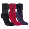 14462- Dámske domáce ponožky s gumenou podrážkou "STOPPER"- 1 pár