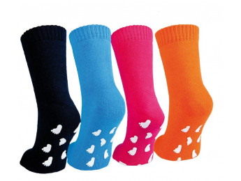 22120- Detské froté ponožky s gumenou podrážkou "ABS SOHLE" - 1 pár