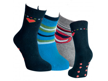 22123 - Detské protišmykové froté ponožky "ABS ANTI-RUTSCH" - 2 páry/bal.