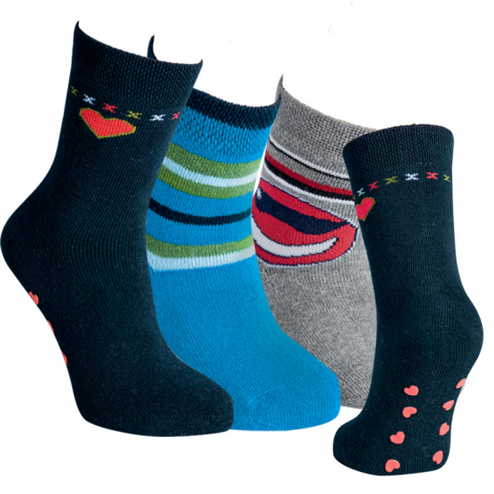 22123 - Detské protišmykové froté ponožky "ABS ANTI-RUTSCH" - 2 páry/bal.