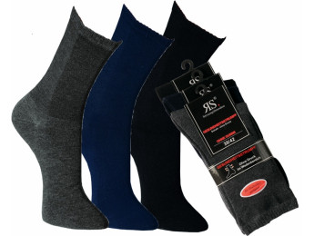 32509- Pánske bavlnené zdravotné ponožky "SENSIBEL" - 3 páry/bal.