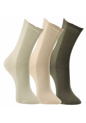 32510- Pánske bavlnené zdravotné ponožky "SENSIBEL" NATUR - 3 páry/bal.